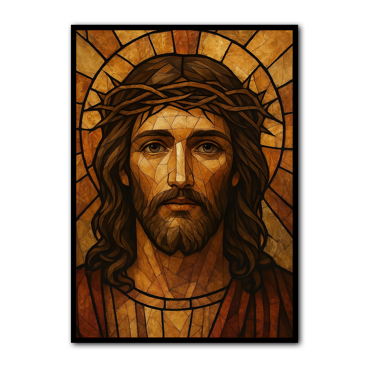 “Crown of Grace” – Jesus Christ Wall Art | HD Metal Print