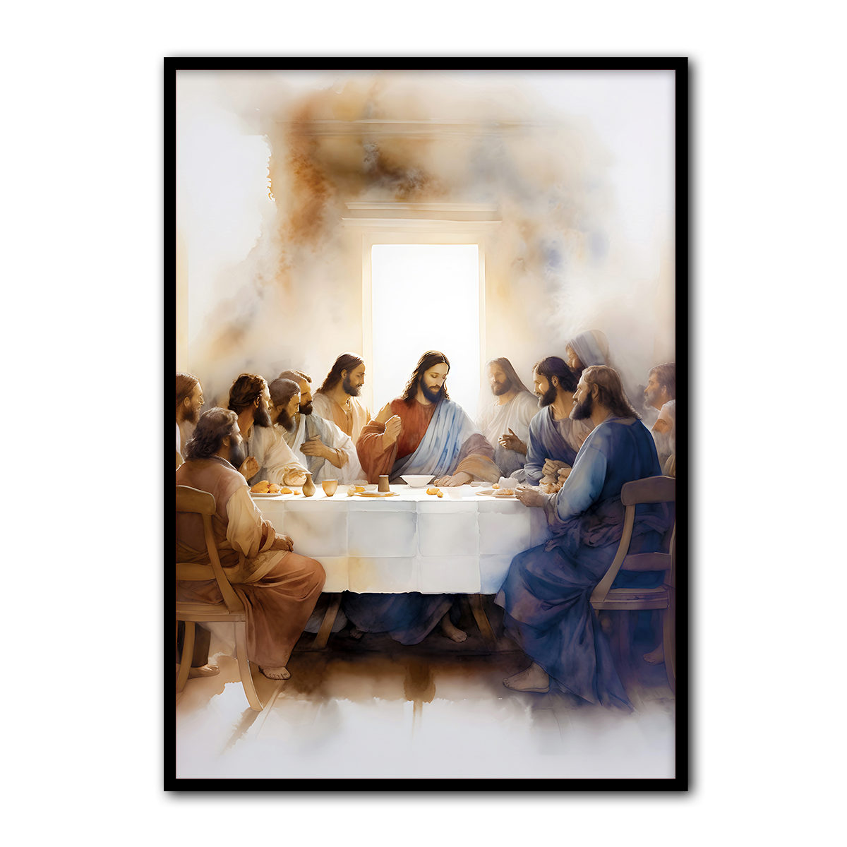 The Last Supper – Divine Communion HD Metal Wall Art