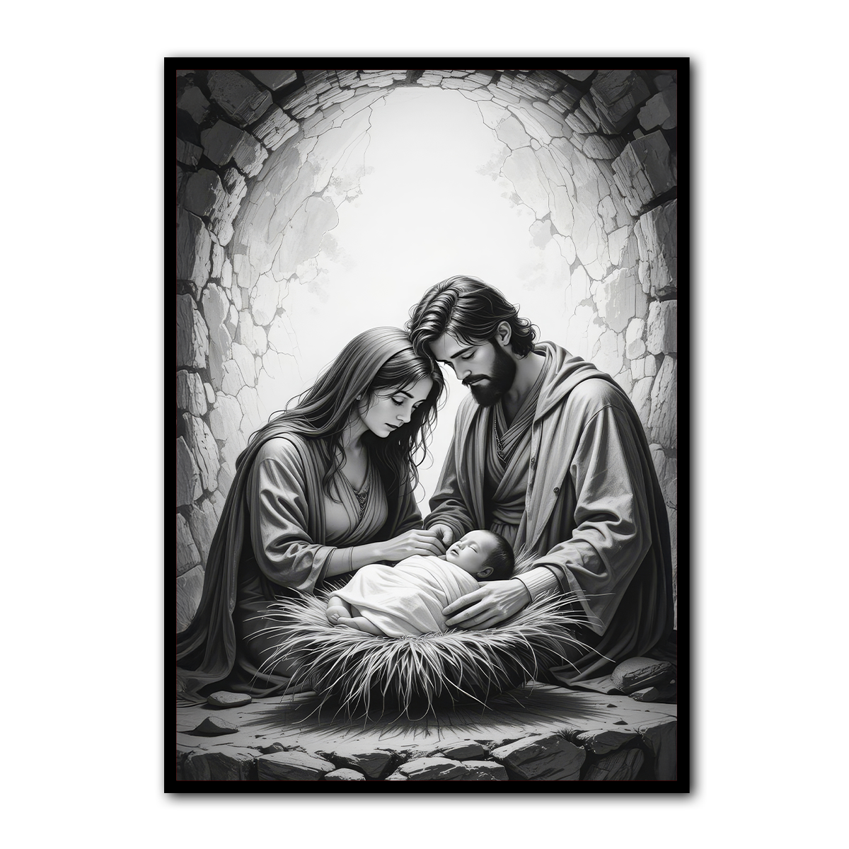 The Holy Family – Nativity of Jesus Metal Wall Art