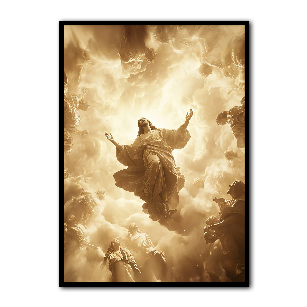 Glory of Heaven – Jesus Ascension Metal Wall Art