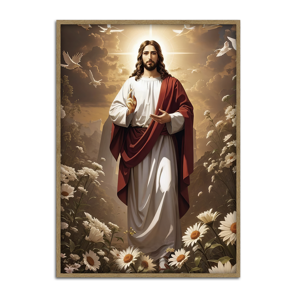 Radiance of Christ – Jesus Metal Wall Art