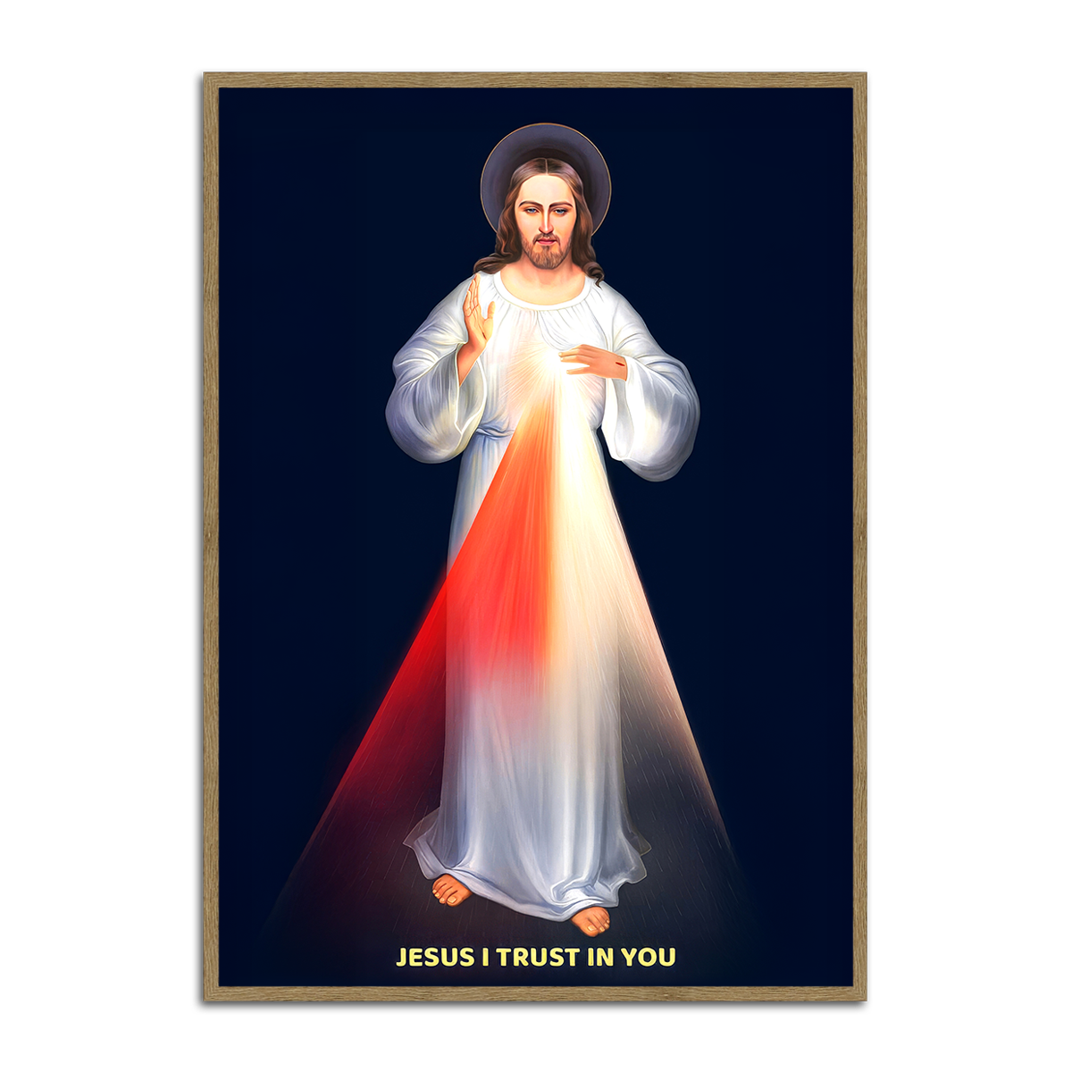 Divine Mercy – Jesus I Trust in You Metal Wall Art