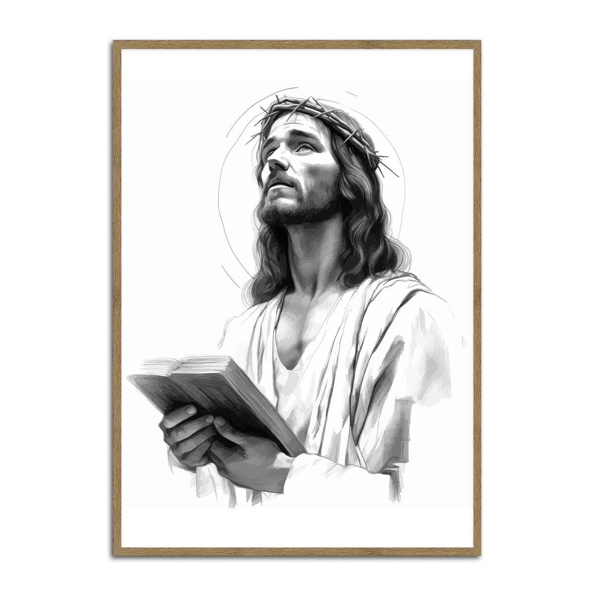Faith in Prayer – Jesus Metal Wall Art