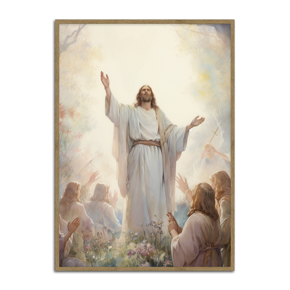 The Ascension of Christ – Heavenly Glory HD Metal Wall Art