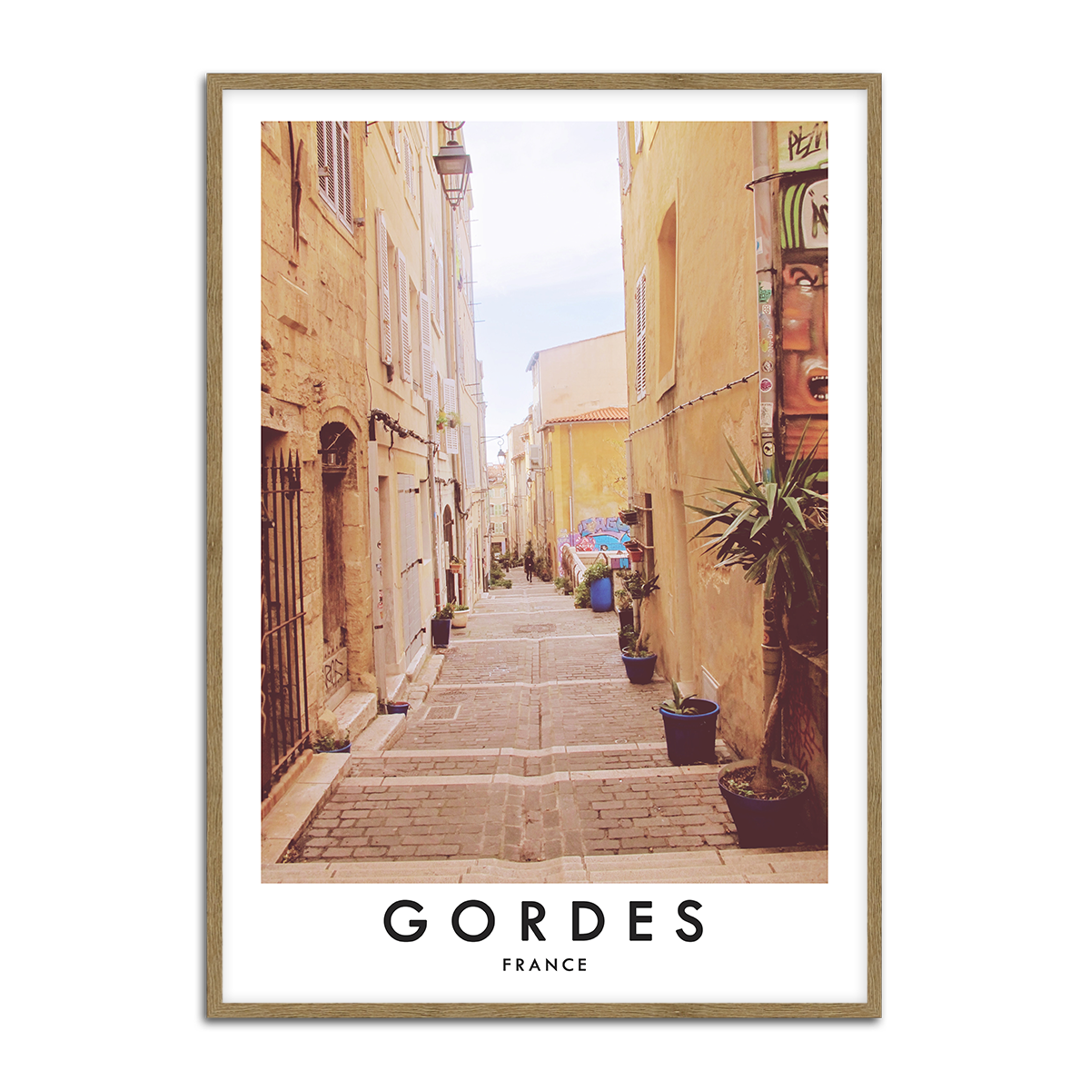 Gordes France Cityscape Metal Wall Art