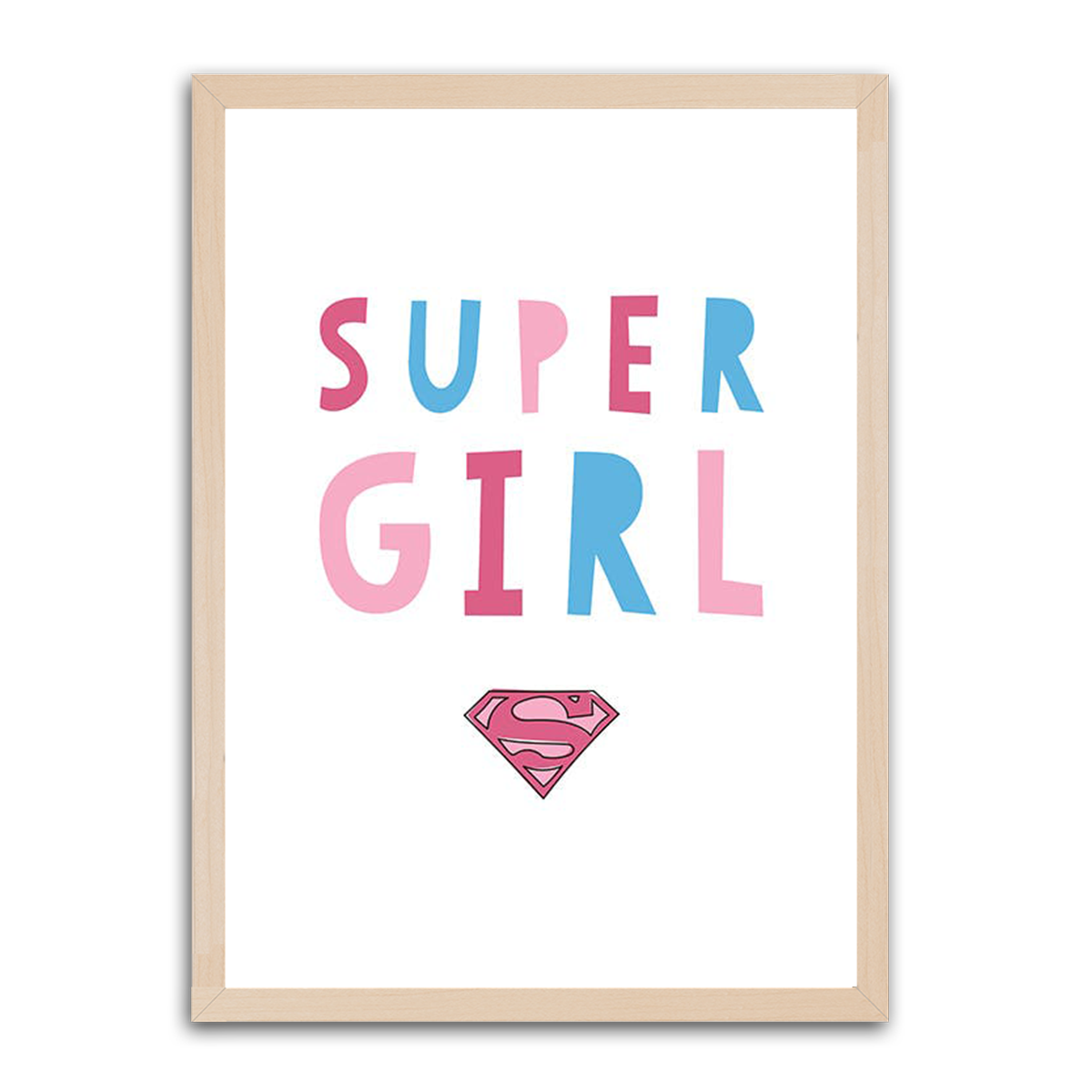 Super girl HD Metal Wall Art