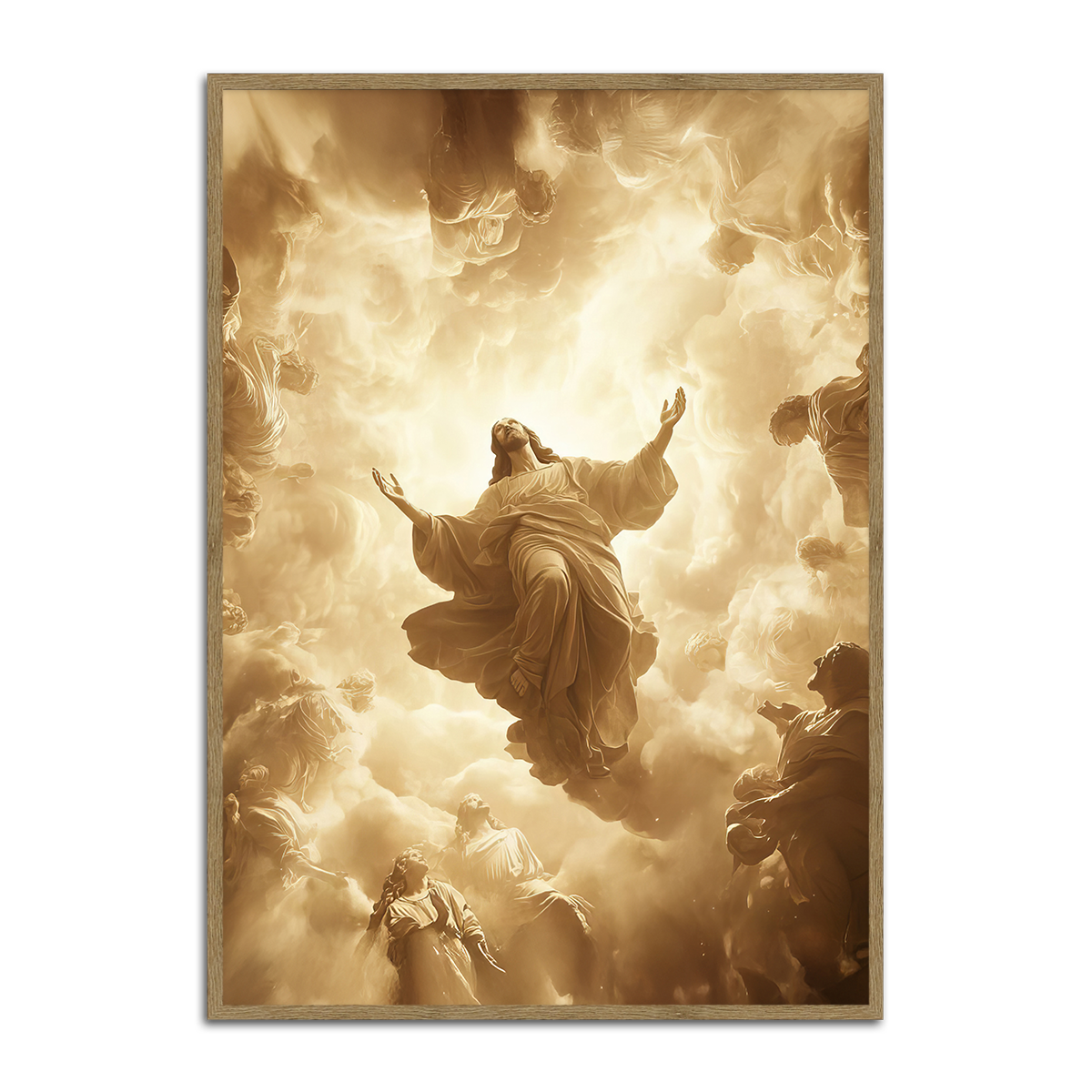 Glory of Heaven – Jesus Ascension Metal Wall Art