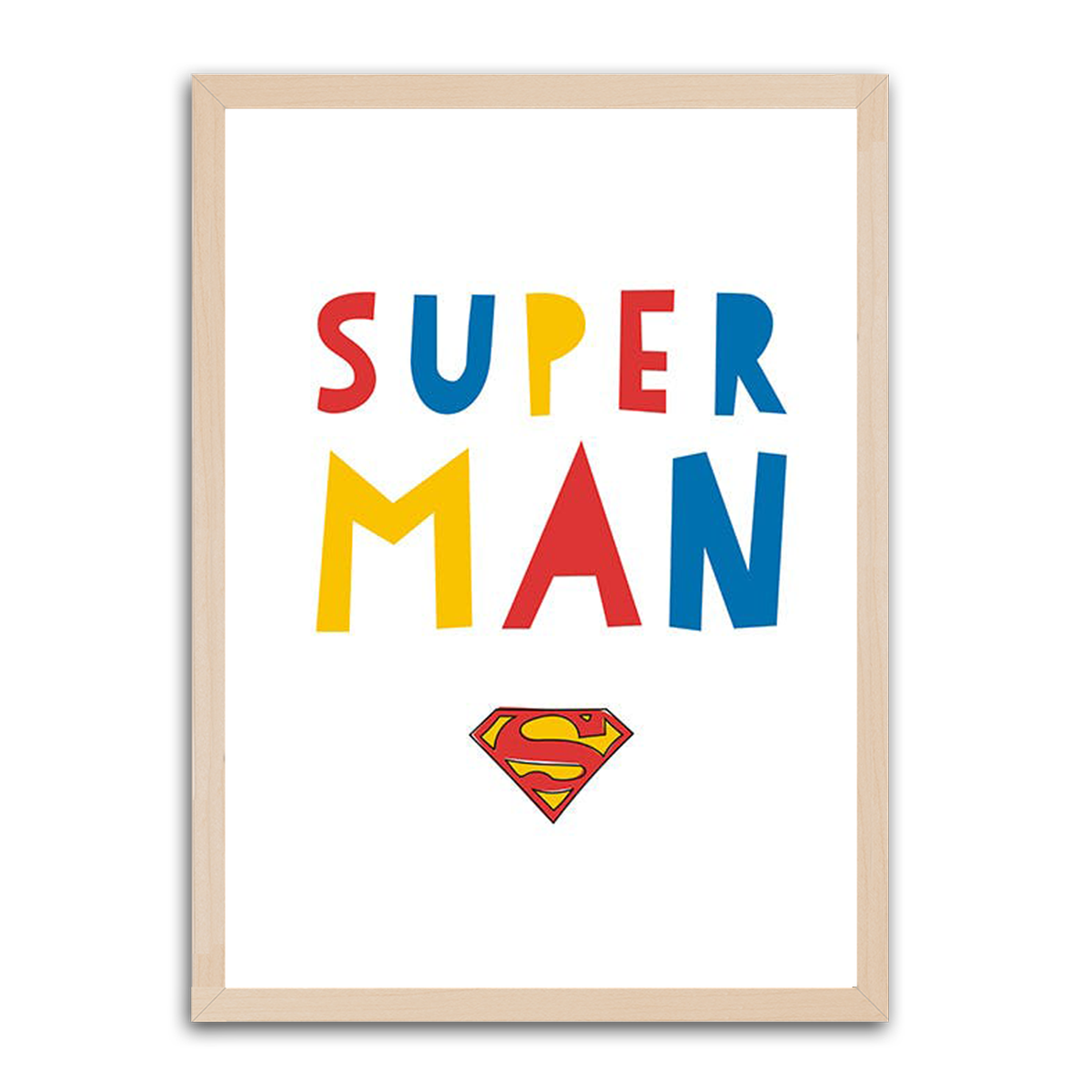 Super MAN HD Metal Wall Art
