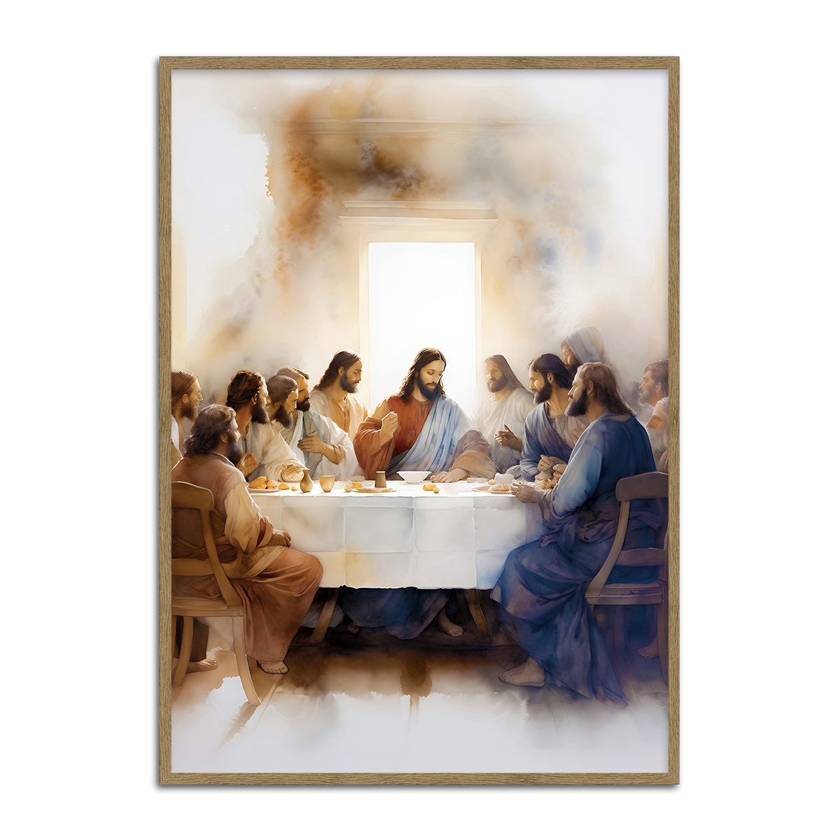 The Last Supper – Divine Communion HD Metal Wall Art