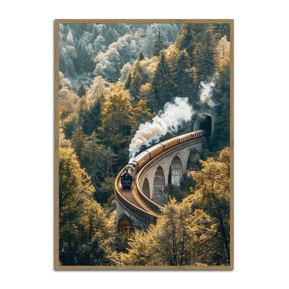 “Journey Beyond” – Scenic Train Travel Metal Wall Art