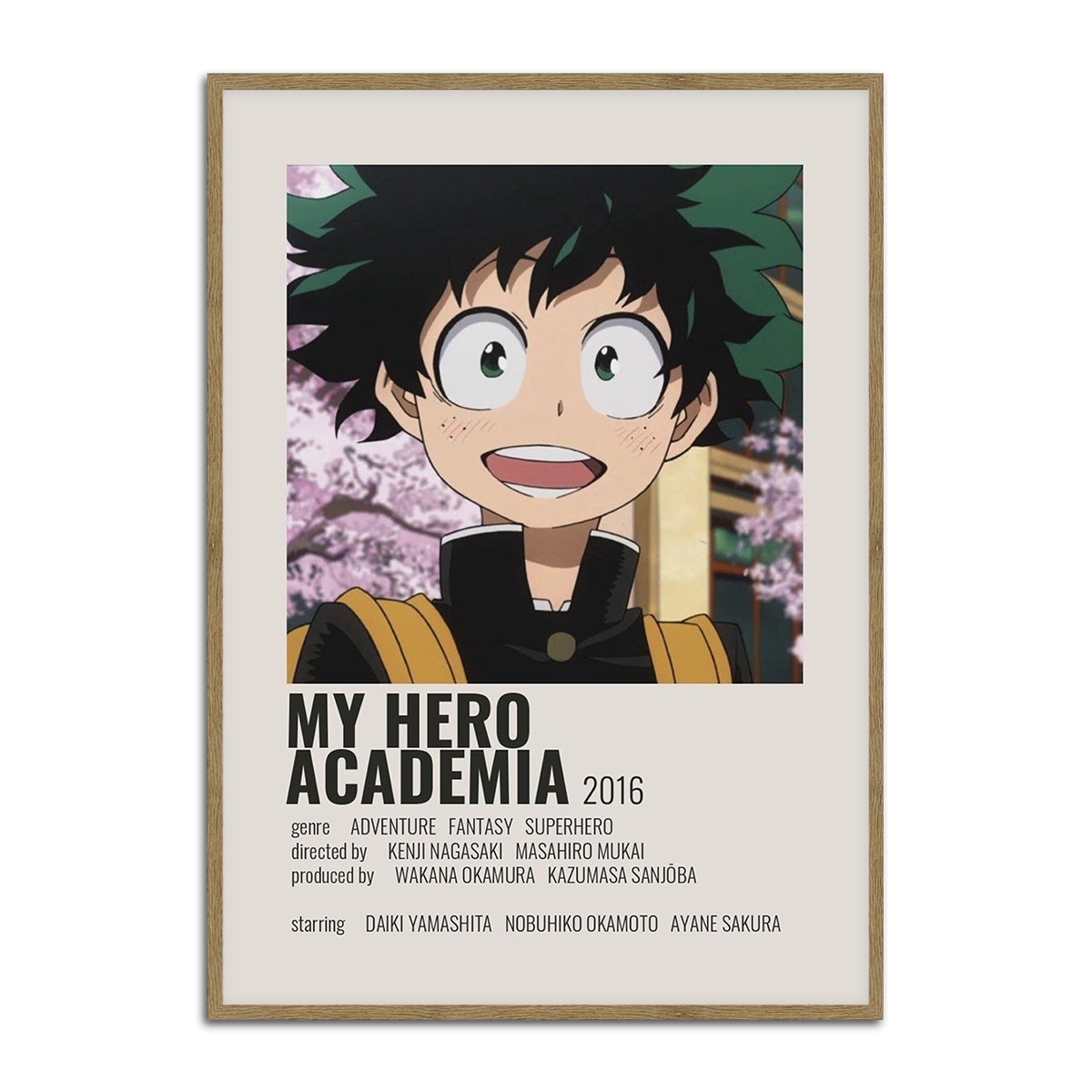 My Hero Academia Metal Wall Art