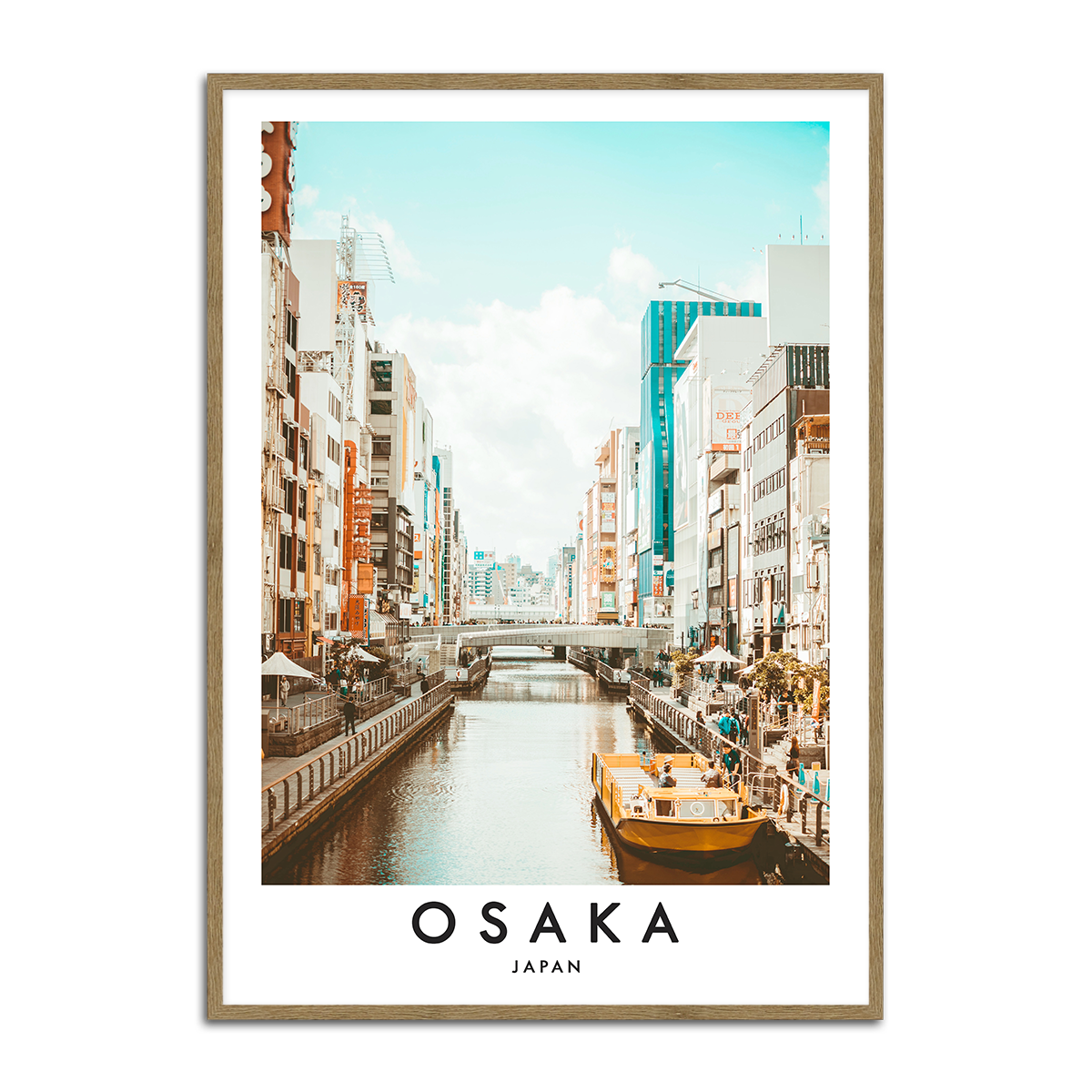 Osaka Japan Metal Wall Art