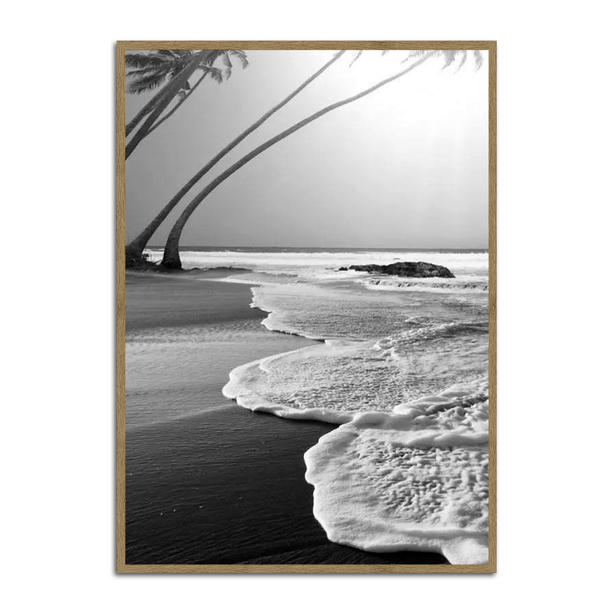 “Waves of Calm” – Modern Beach Metal Wall Art