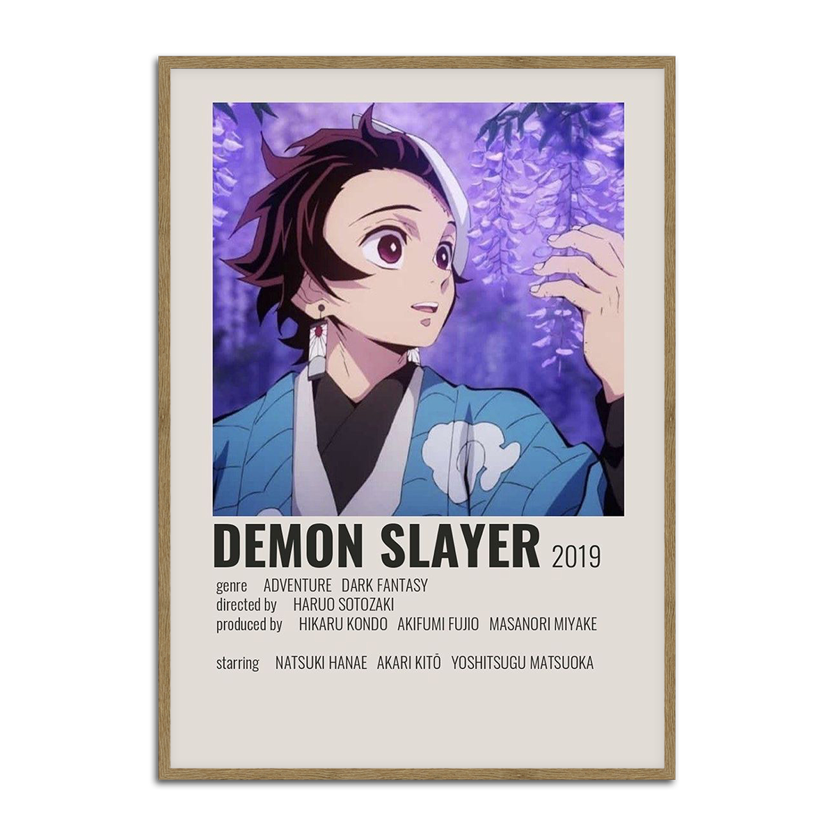 Demon Slayer Tanjiro Metal Wall Art