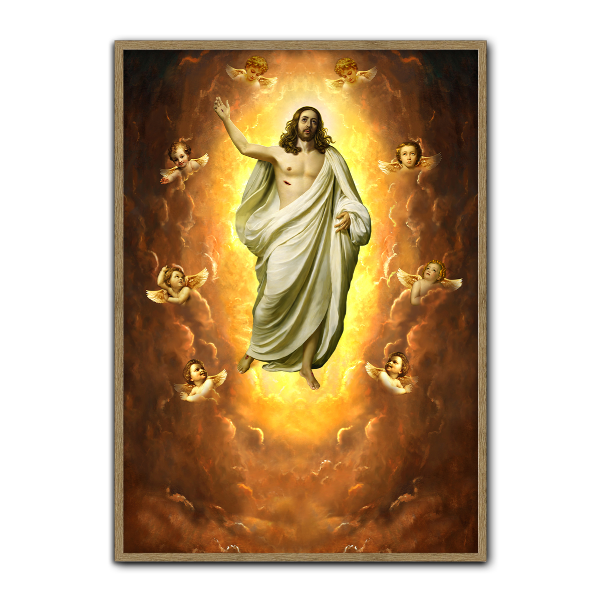 Christ in Glory – Resurrection Metal Wall Art