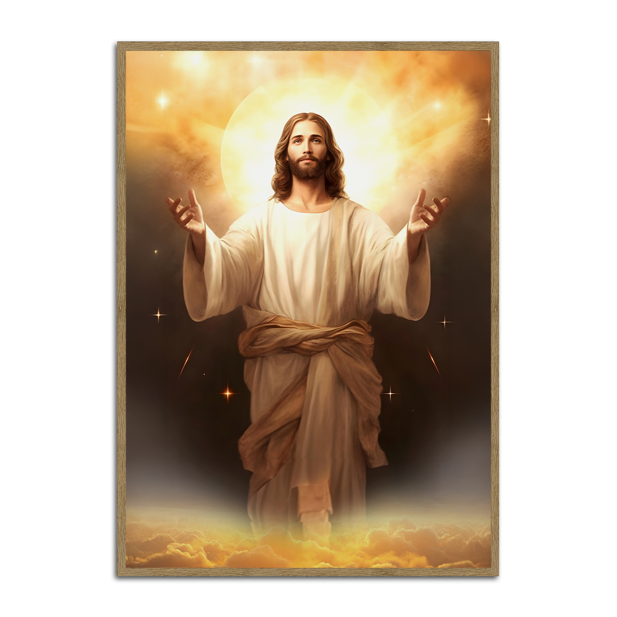 Heaven’s Glory – Inspirational Jesus HD Metal Wall Art