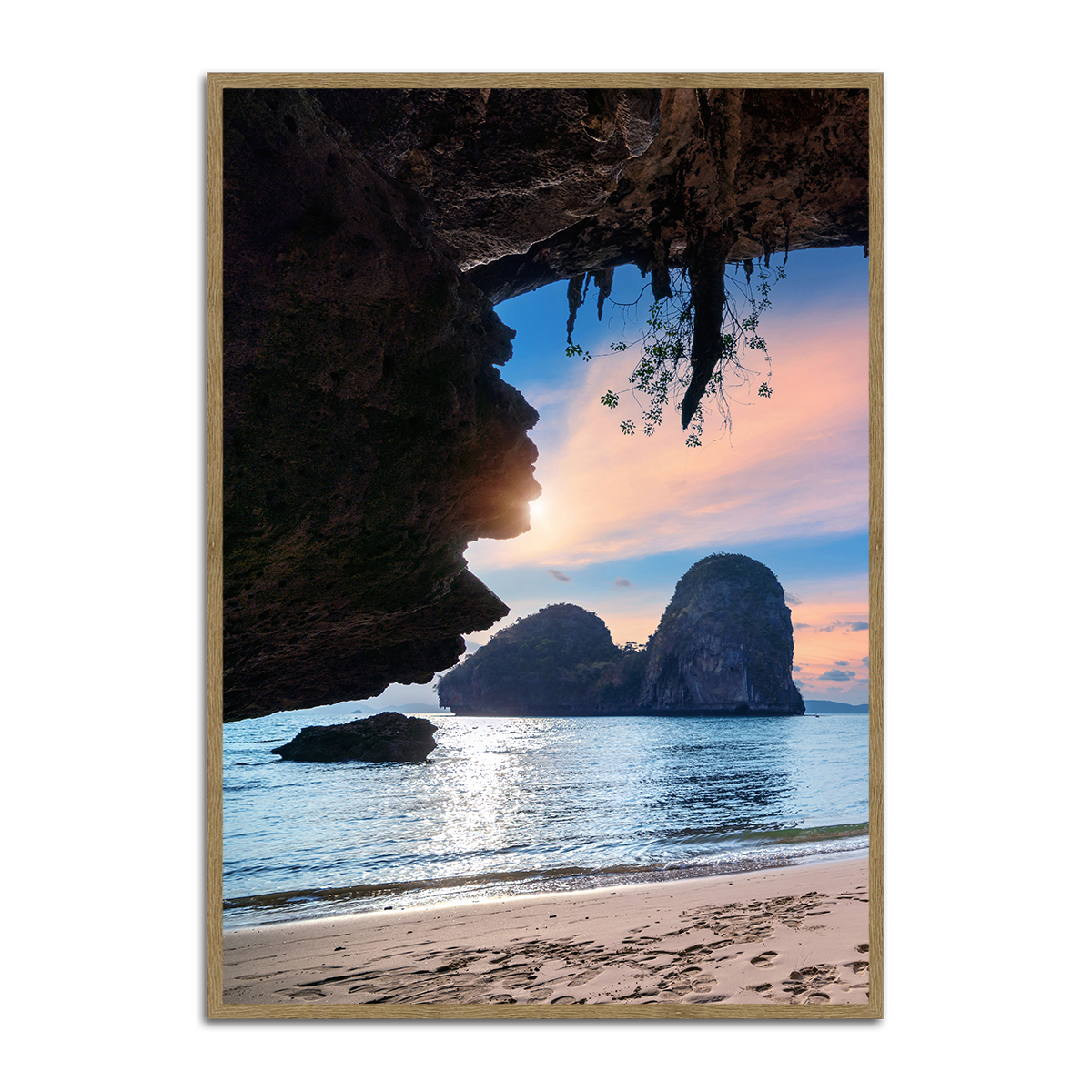 Hidden Cove Beach Metal Wall Art