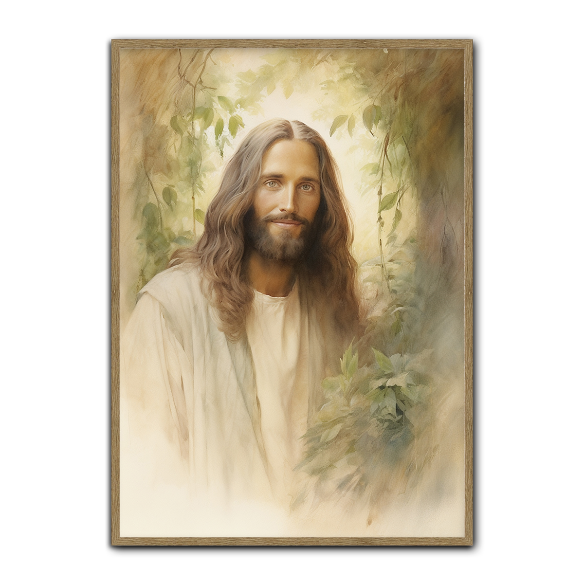 Jesus of Peace – Gentle Light HD Metal Wall Art