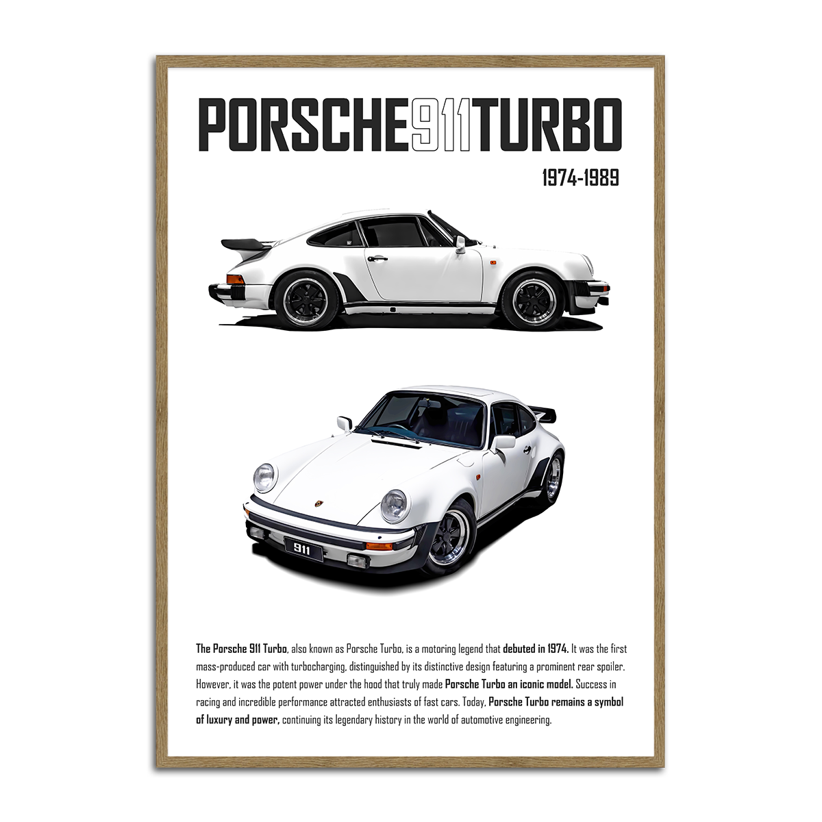 Porsche 911 Turbo Metal Wall Art