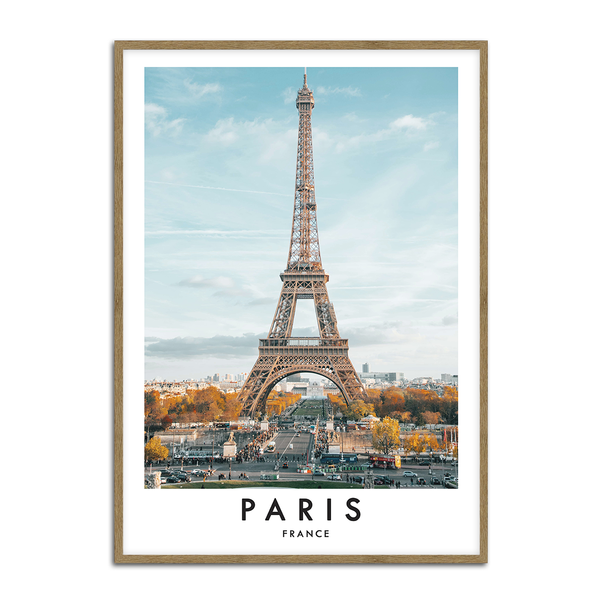 Paris Eiffel Tower Metal Wall Art
