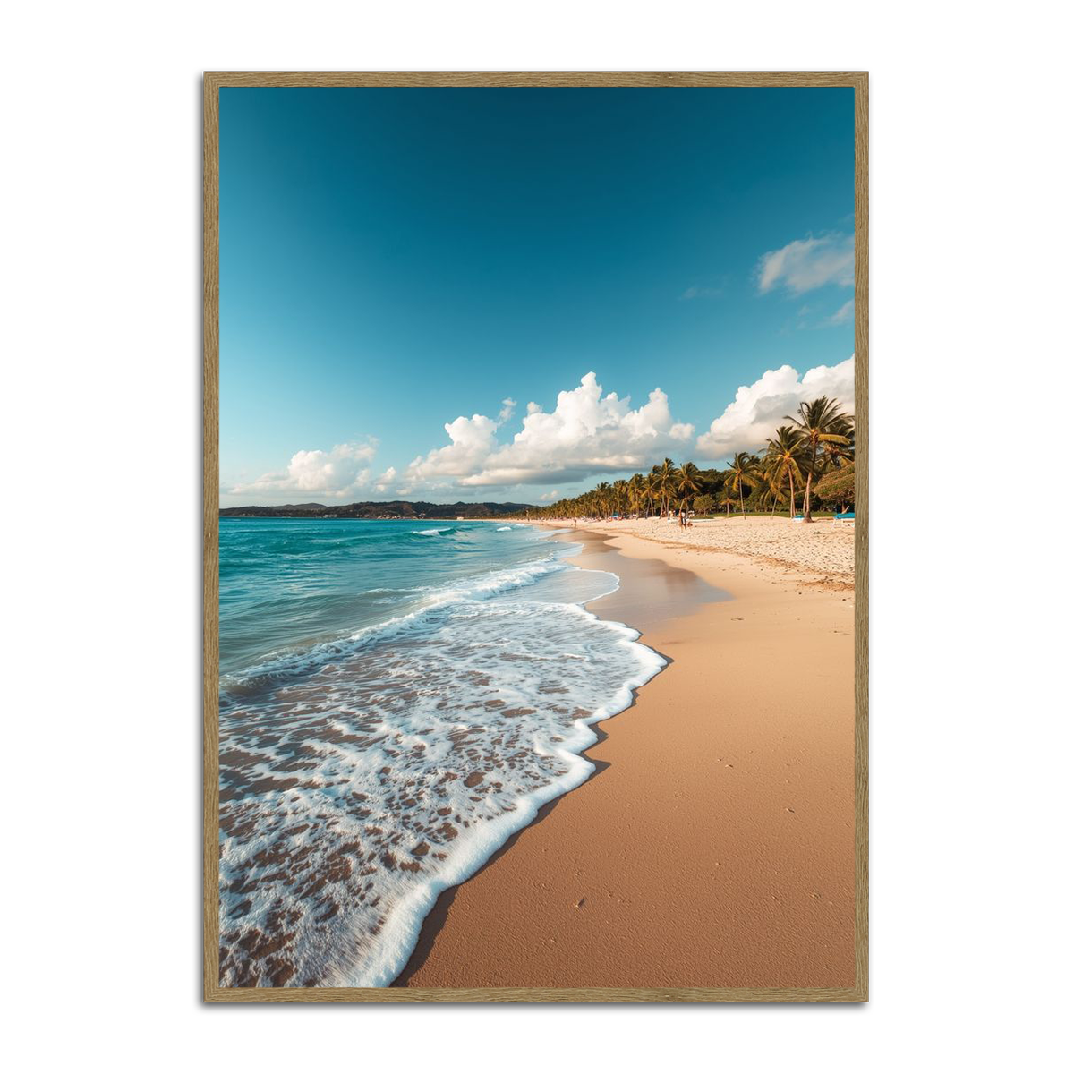 Ocean Bliss – Tropical Beach HD Metal Wall Art