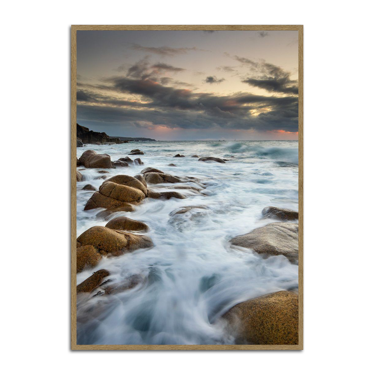 Tide Serenity Beach Metal Wall Art