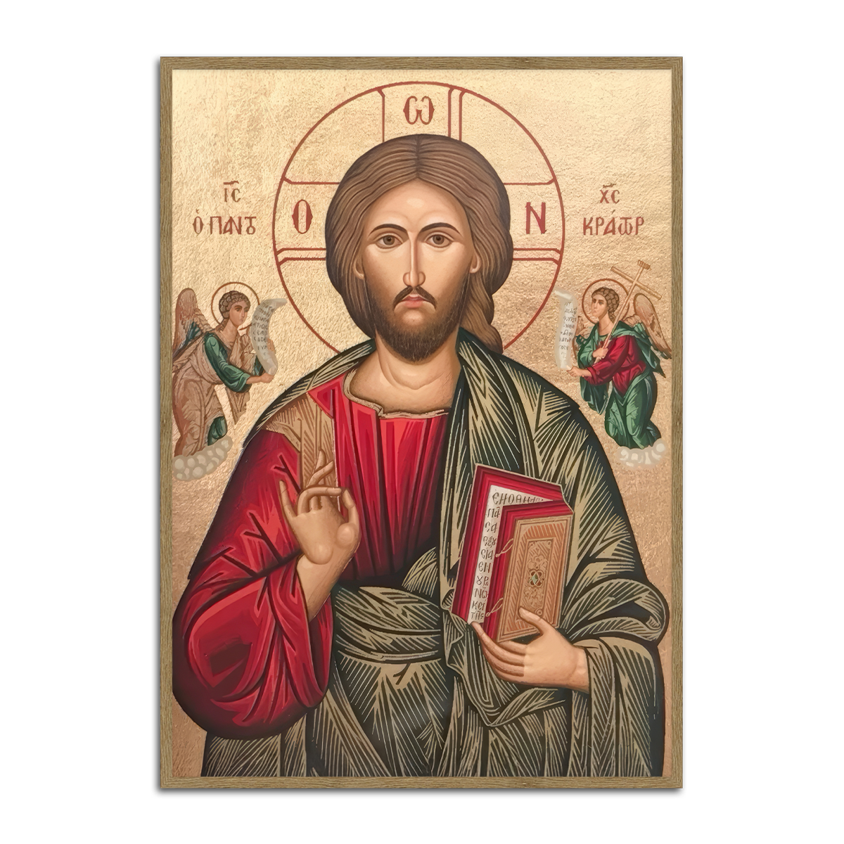 Christ the Teacher – Iconic Jesus Metal Wall Art