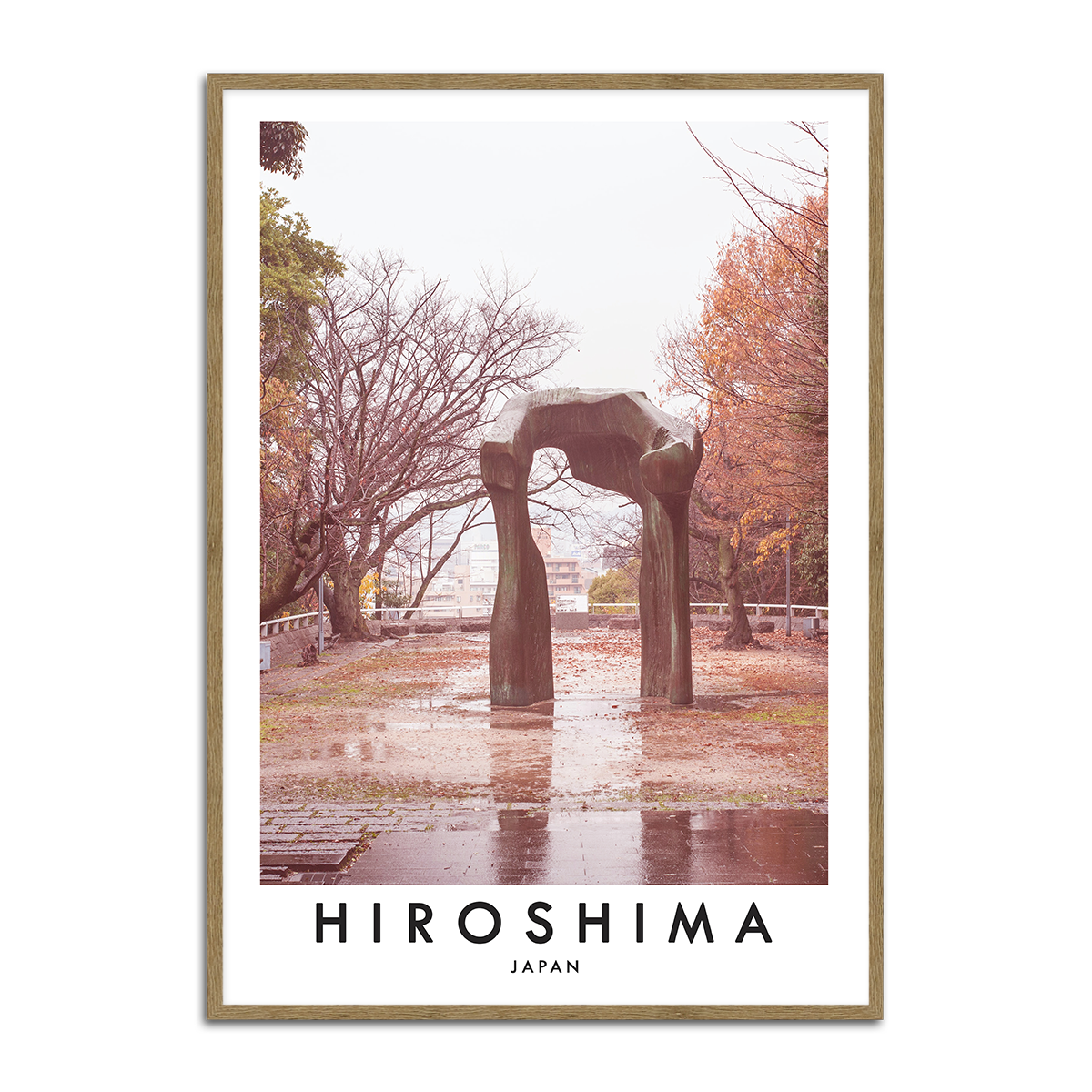 Hiroshima Japan Metal Wall Art