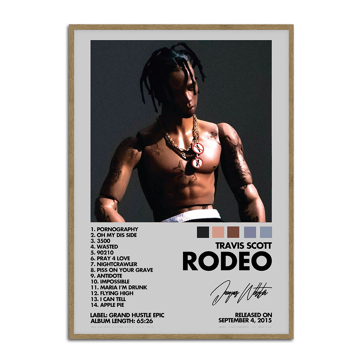 RODEO by Travis Scott Metal Wall Art