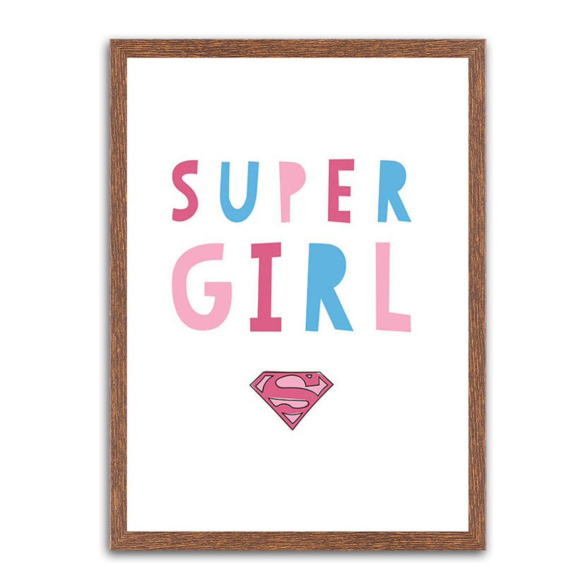 Super girl HD Metal Wall Art