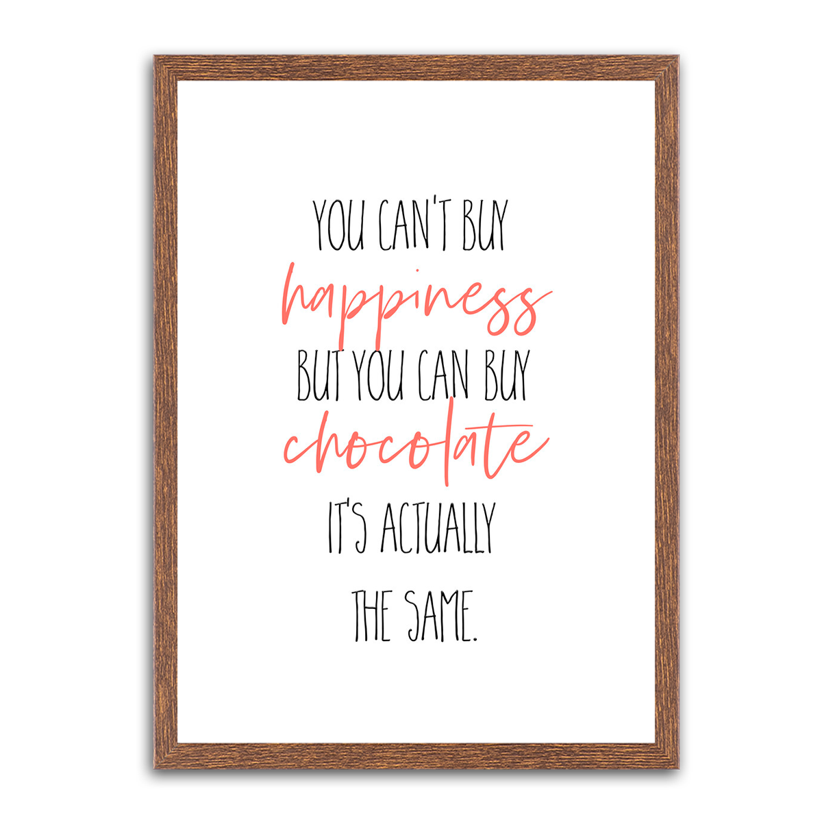 You Cant Buy Happiness HD Metal Wall Art