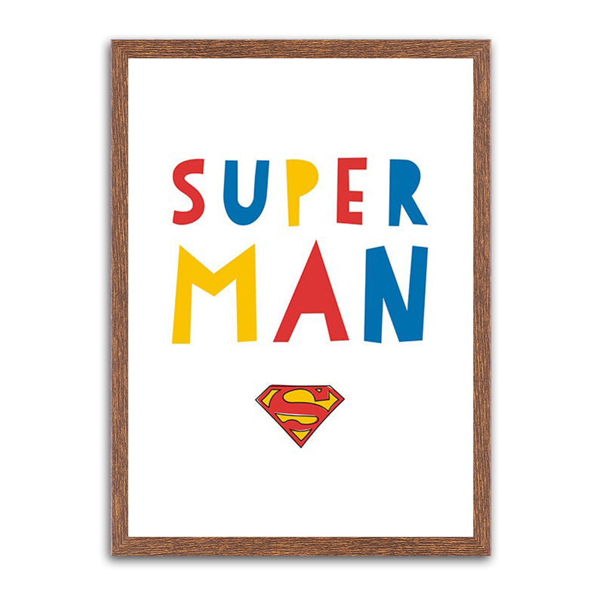Super MAN HD Metal Wall Art