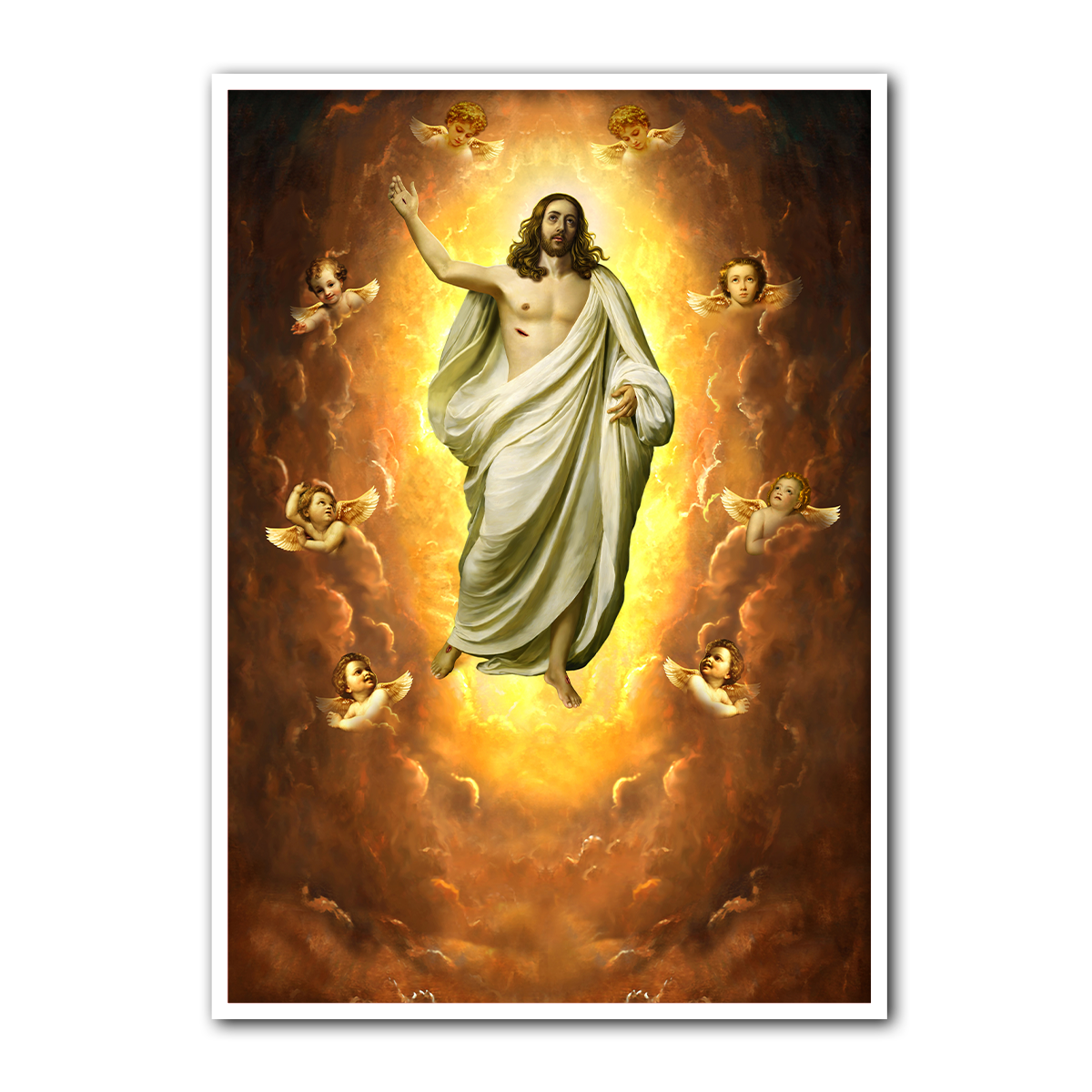Christ in Glory – Resurrection Metal Wall Art