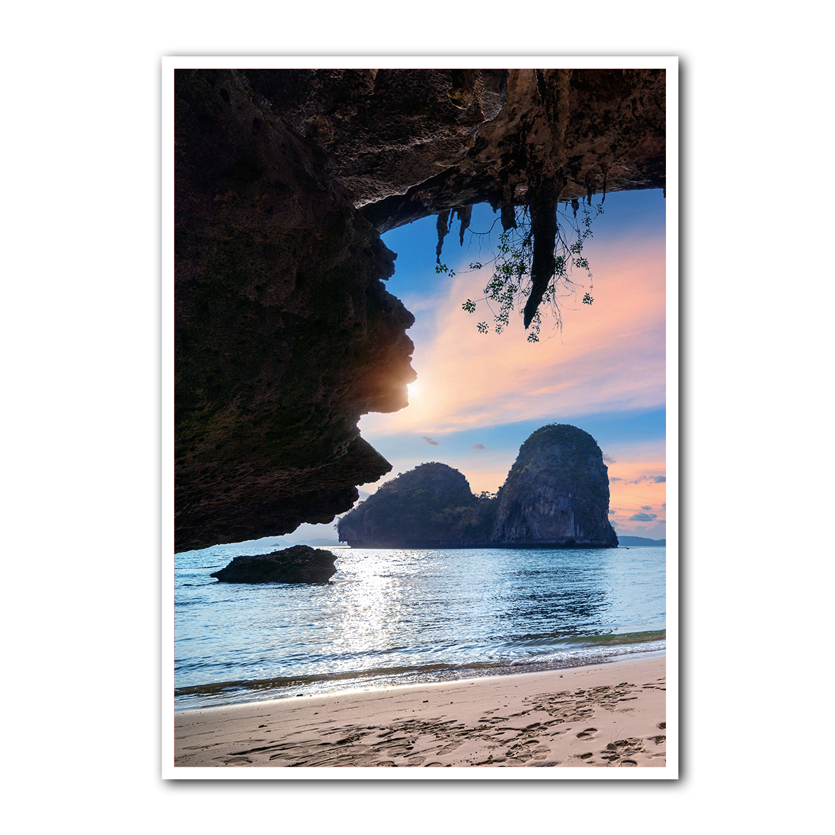 Hidden Cove Beach Metal Wall Art