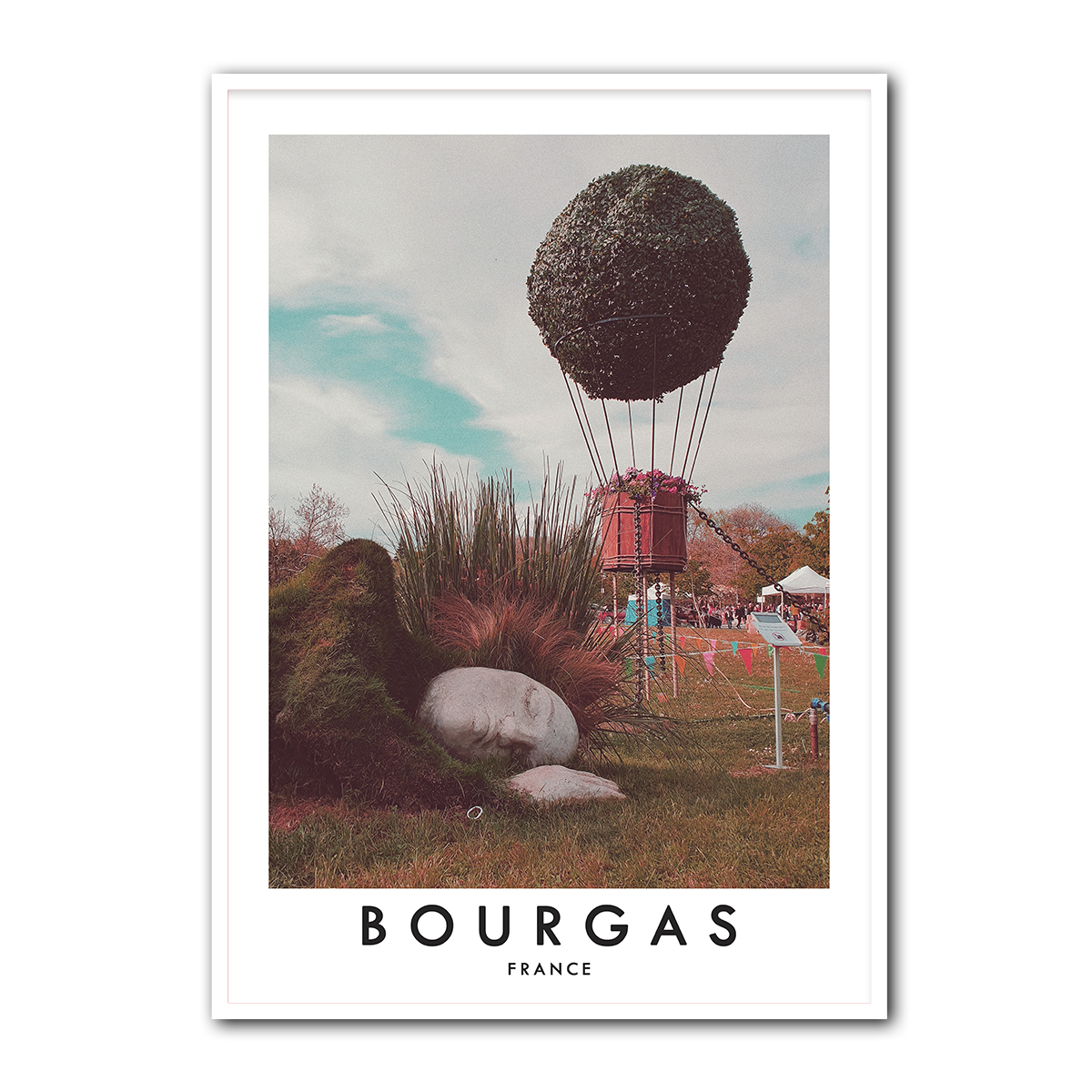 Bourgas France Metal Wall Art
