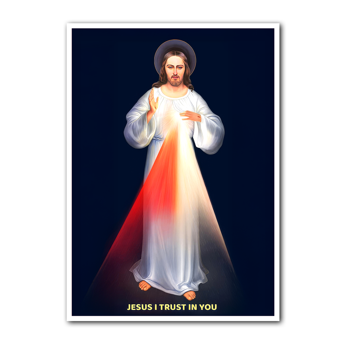 Divine Mercy – Jesus I Trust in You Metal Wall Art