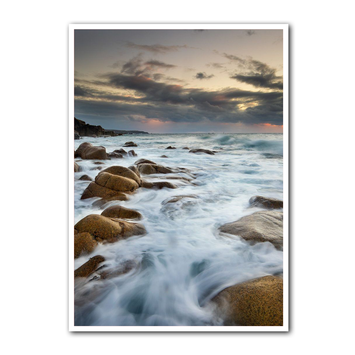 Tide Serenity Beach Metal Wall Art