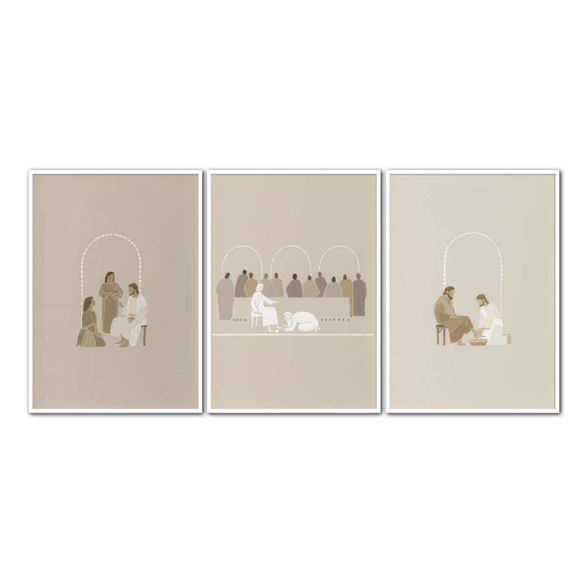 “Moments of Grace” – 3-Panel Christian Metal Wall Art