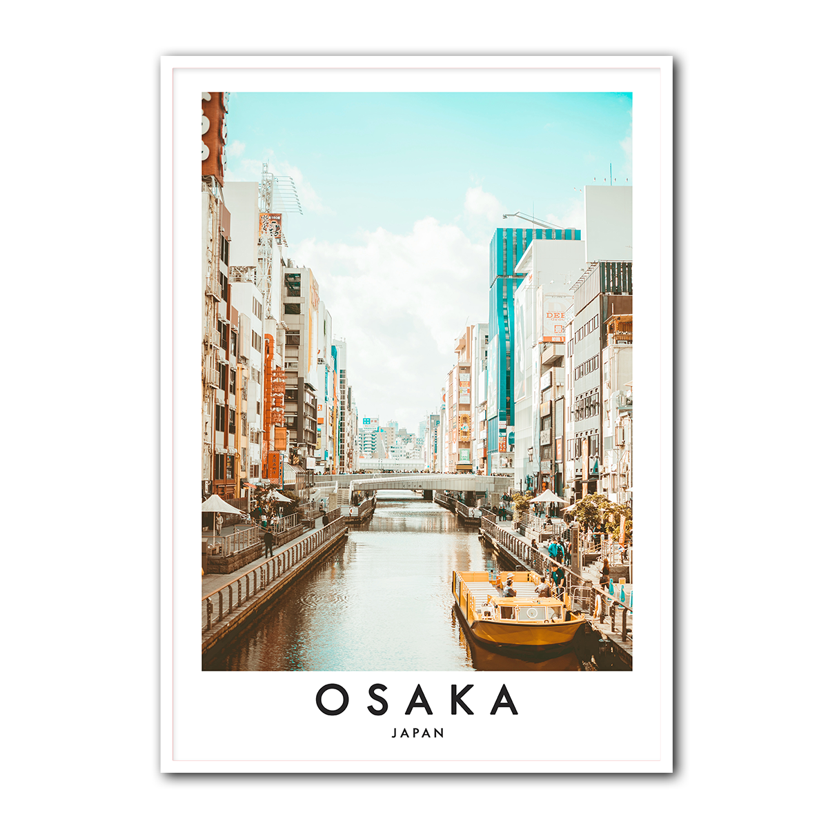 Osaka Japan Metal Wall Art