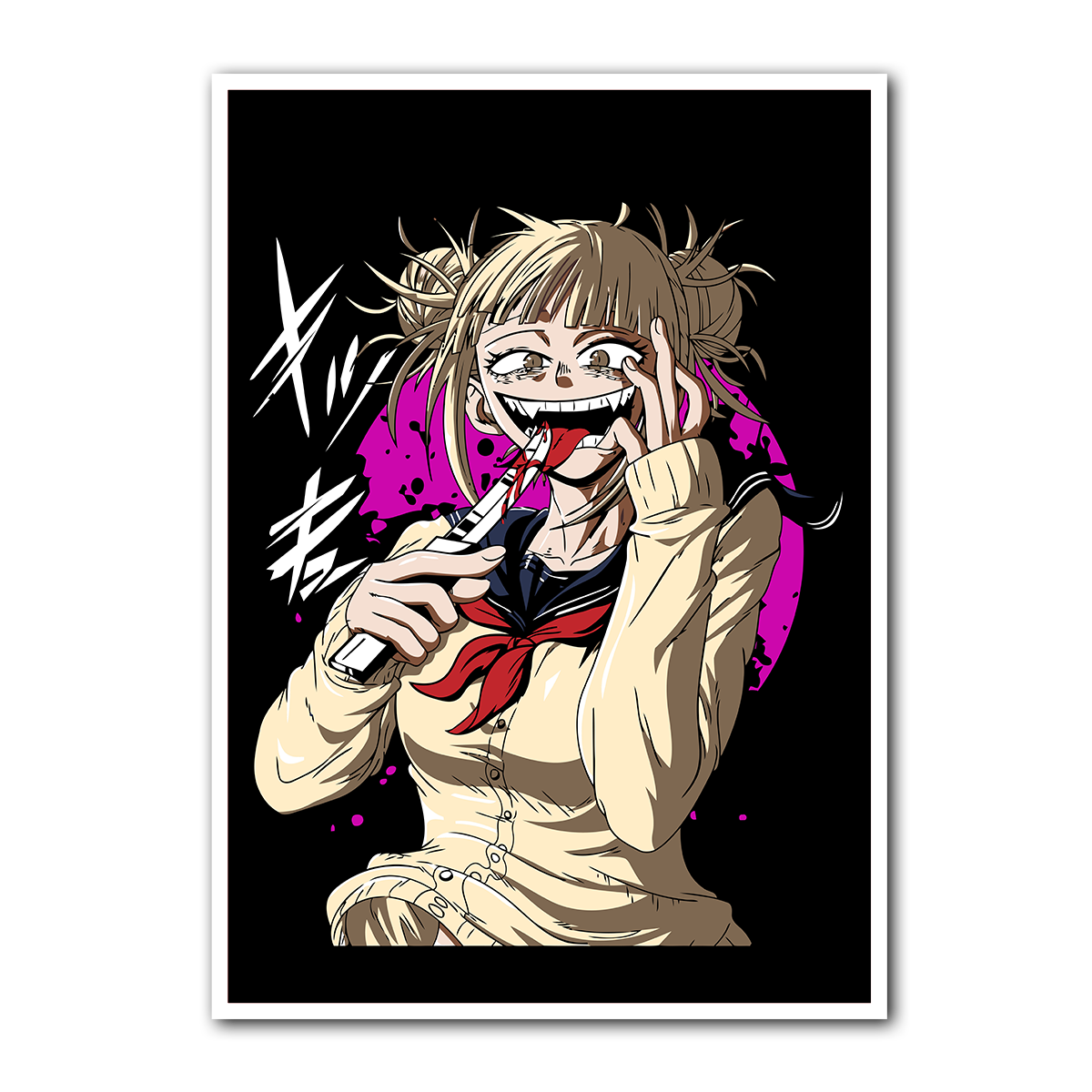 Himiko Toga Metal Wall Art
