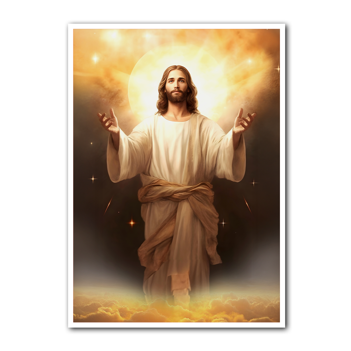 Heaven’s Glory – Inspirational Jesus HD Metal Wall Art