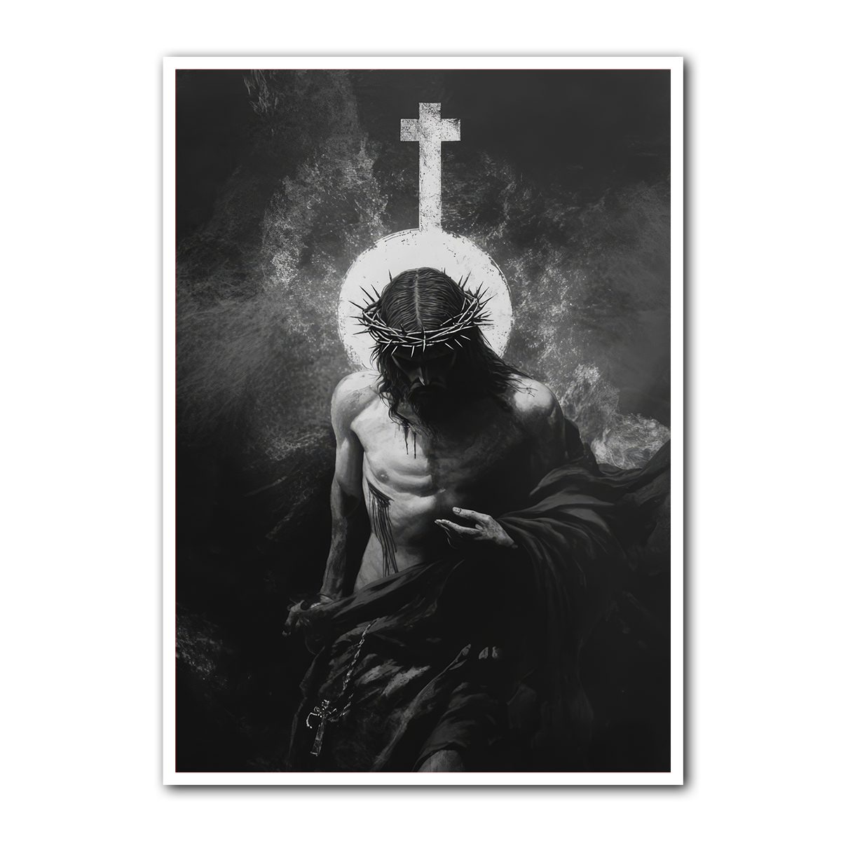 The Passion of Christ – Crown of Thorns Metal Wall Art