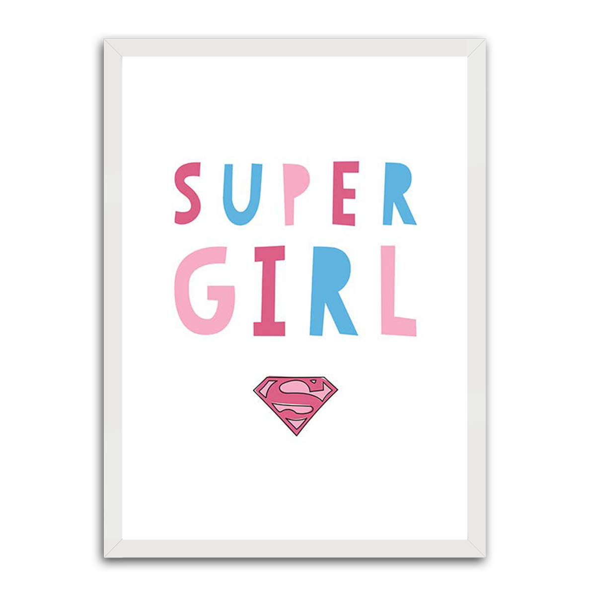 Super girl HD Metal Wall Art