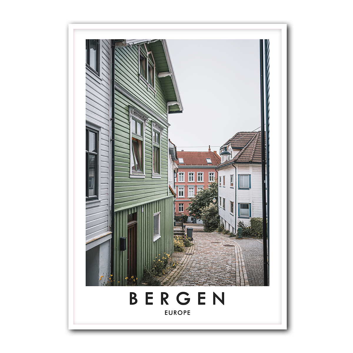 Bergen Europe Metal Wall Art