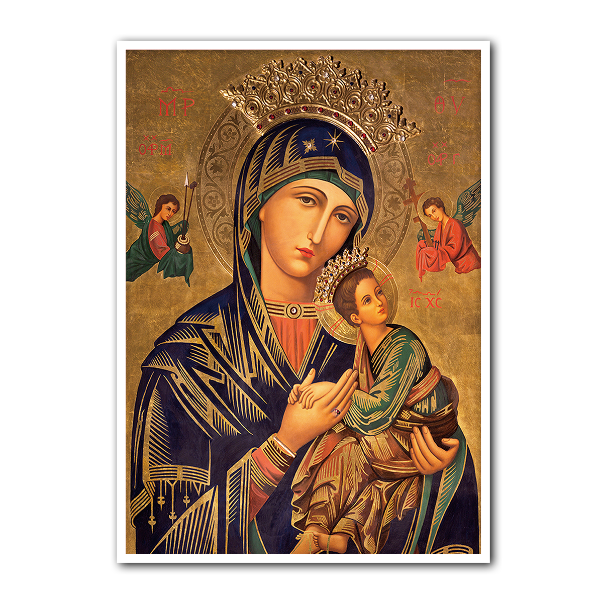 Blessed Mother and Child – Eternal Grace Metal Wall Art