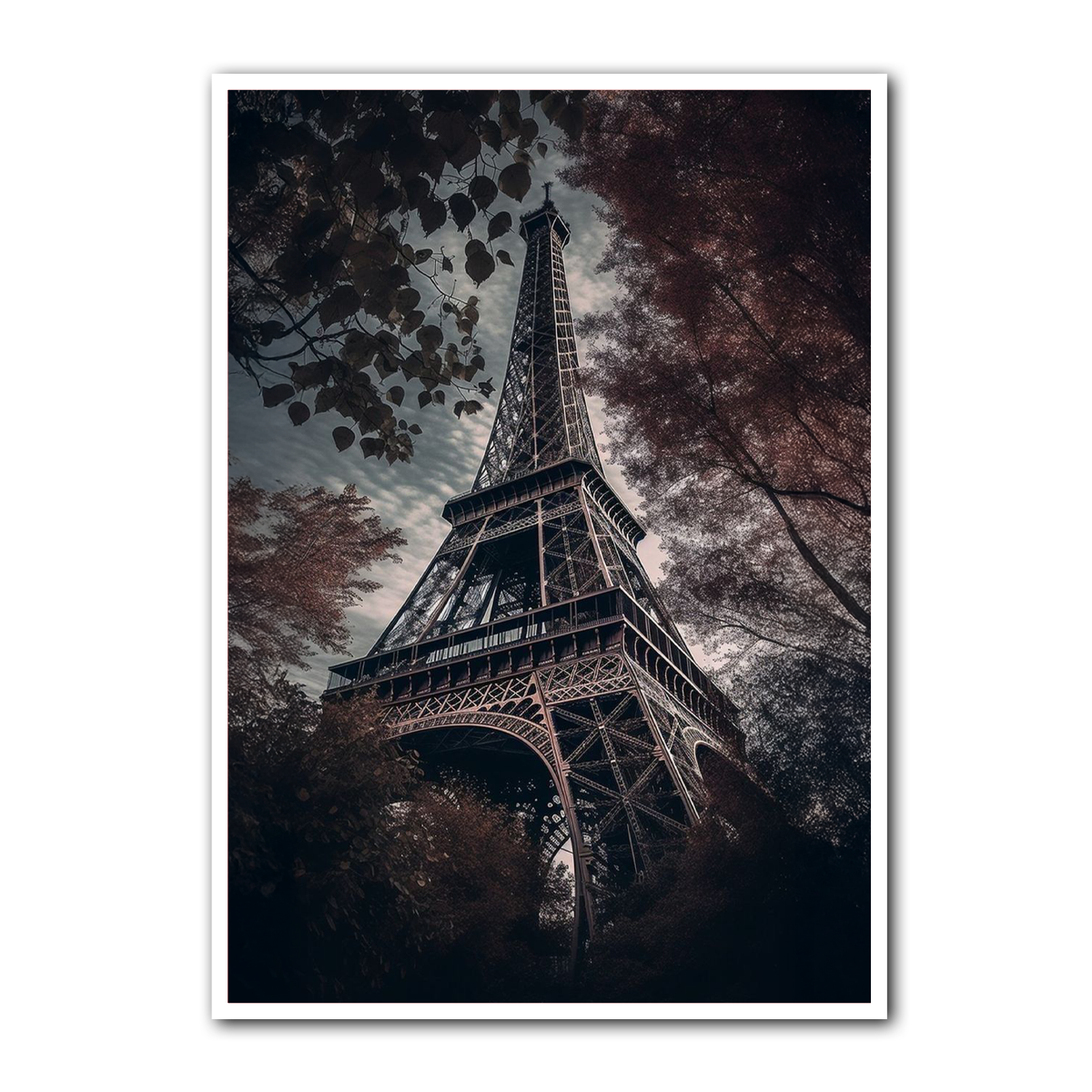 “Paris Majesty” – Eiffel Tower Metal Wall Art