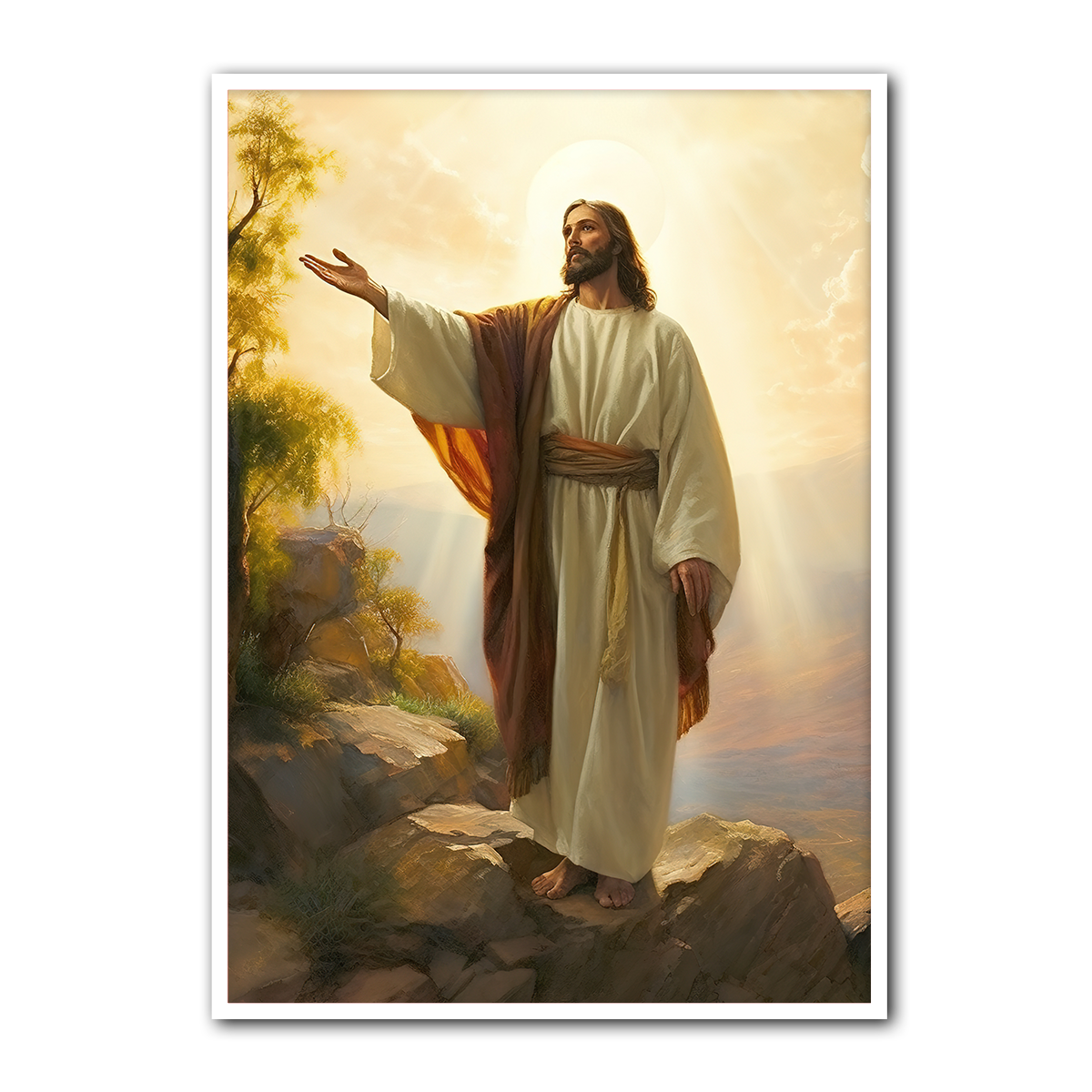 Jesus the Redeemer – Faith & Hope Metal Wall Art