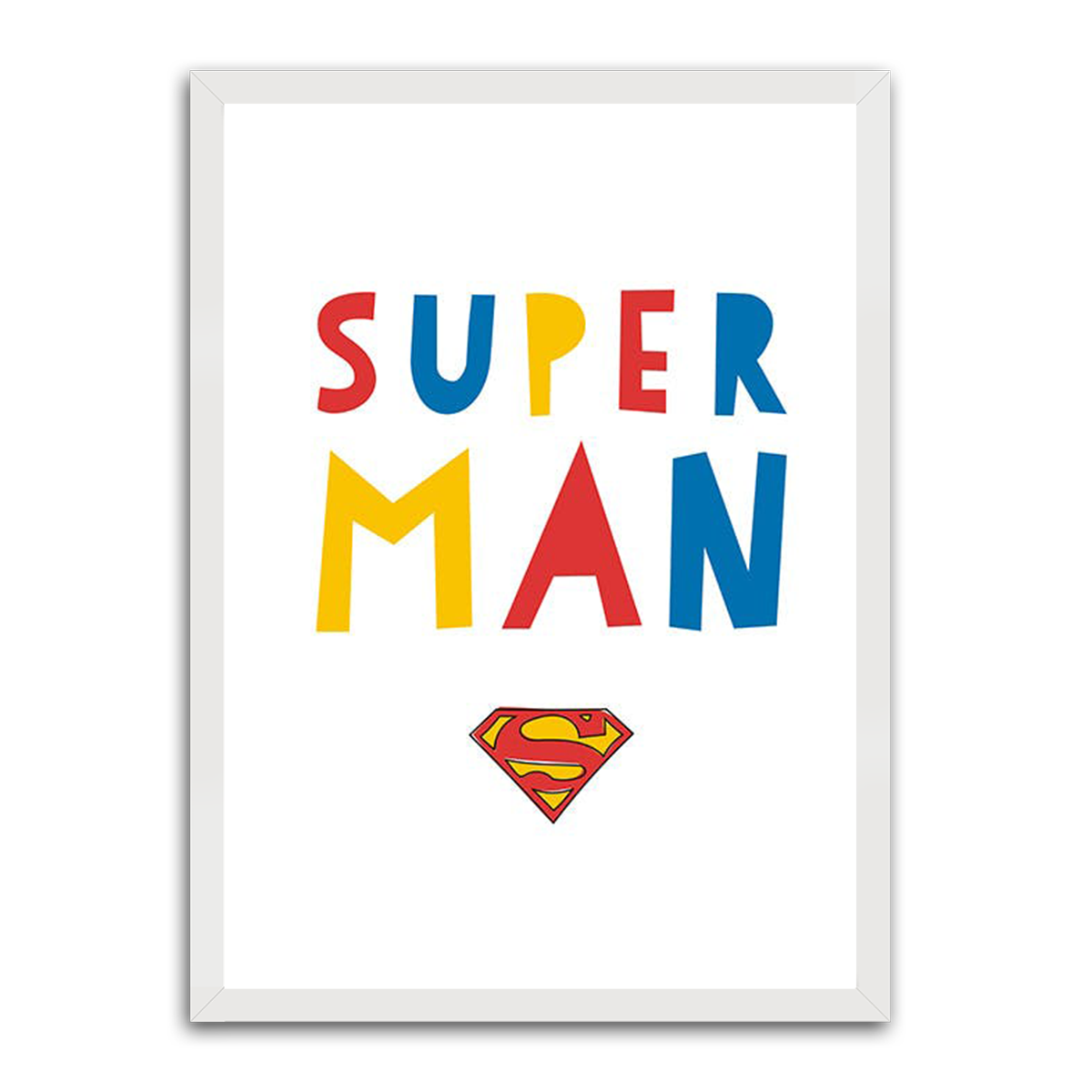 Super MAN HD Metal Wall Art