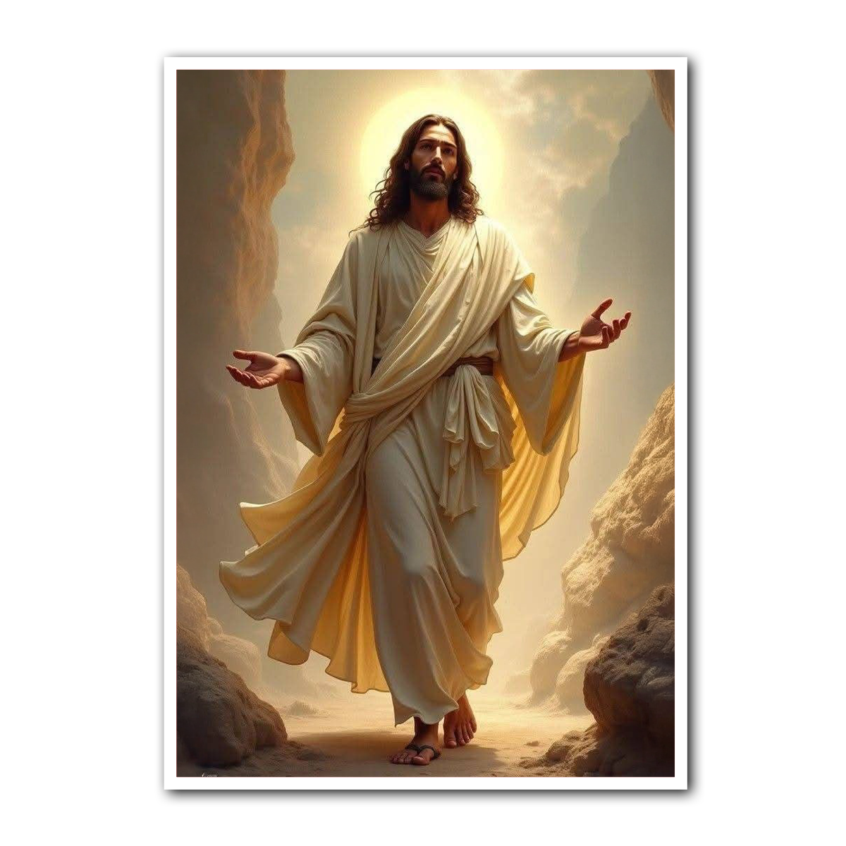 “He Is Risen” – Resurrection of Christ Metal Wall Art