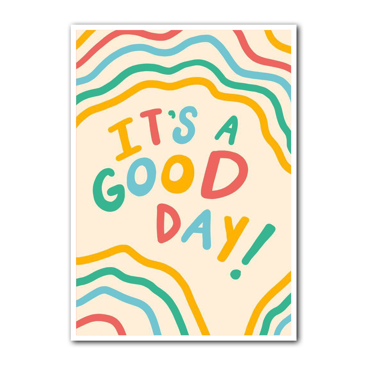 Positive Quote Kids Wall Art – Colourful HD Metal Print